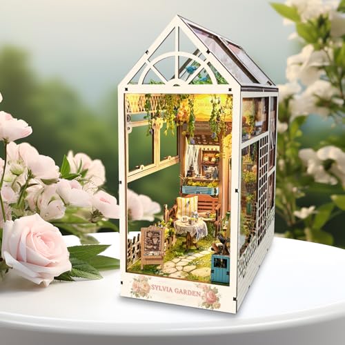 Sprifityy DIY Book Nook Kit Maison de Jardin