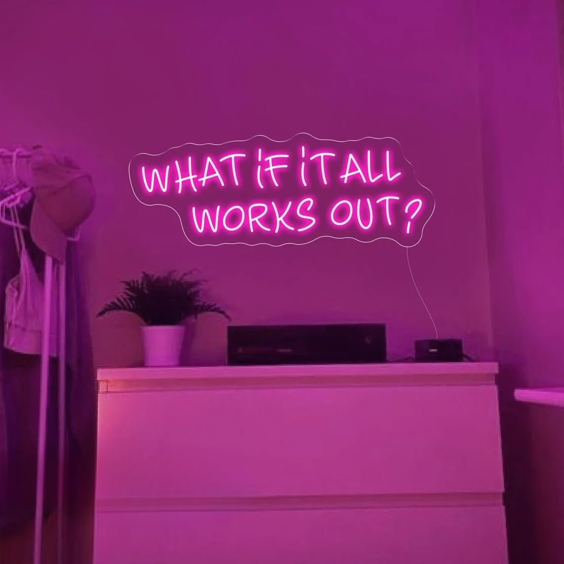 But Did You Die LED Neon Sign,But Did You Die Neon Led Sign，Purple Neon Signs for Wall Decor,Bedroom, Office, Gym, Livingroom