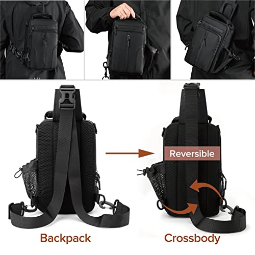 Anti Theft Crossbody Backpack Shoulder Sling Bag Men Women One Strap Motorcycle Messenger Bag Daypack for Cycling4