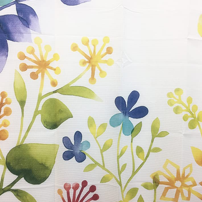 Amazon｜のれん ボタニカル フラワー 花 リーフ 葉 かわいい おしゃれ