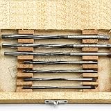 PRAZTECH® HSS Ventilschaftführungsreibahle Spirale fixiert | Heimwerker | Motorräder | ATVs | Boot | Quad | Autos | LKW | Motorwerkstatt Handwerkzeug (Set mit 7 Stück, 4 mm bis 7 mm)