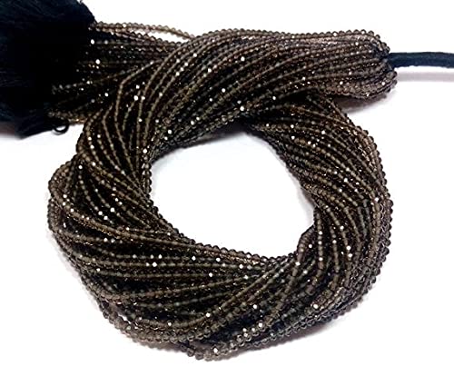 Perles oeil de chat rondelles facettées 2mm pour création de bijoux et loisirs créatifs