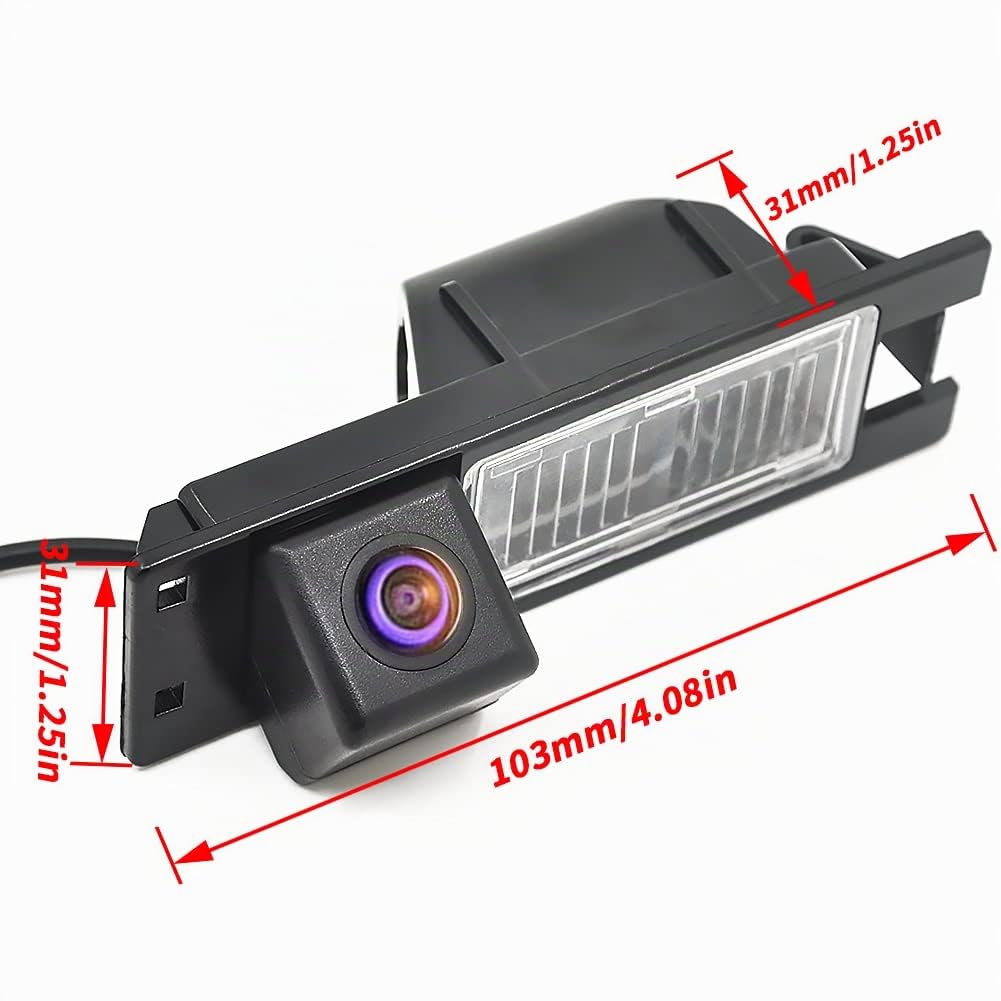HD CCD cámara del Coche a Prueba de Agua Retroceso del Coche de Reserva cámara de visión Trasera con para Alfa Romeo 156 159 166 147 Brera Spider 05