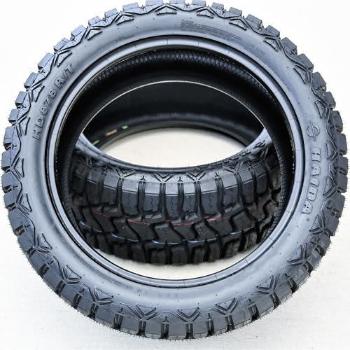 Set of 4 (FOUR) Haida HD878 R/T All-Terrain Mud Off-Road Light Truck Radial Tires-33X12.50R24LT 33X12.50X24 33X12.50-24 104Q Load Range E LRE 10-Ply BSW Black Side Wall - Thumbnail 6