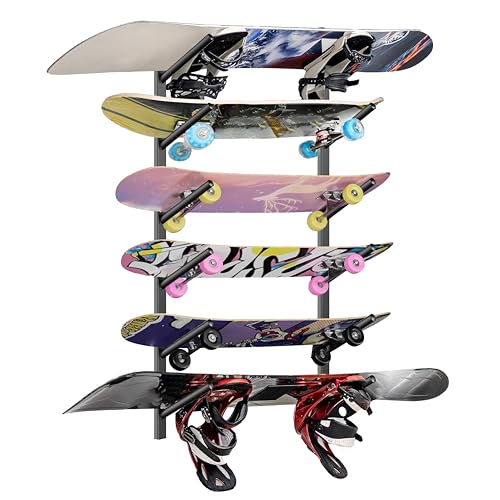 DEYOFA Multi-Board Snowboard Wall Rack