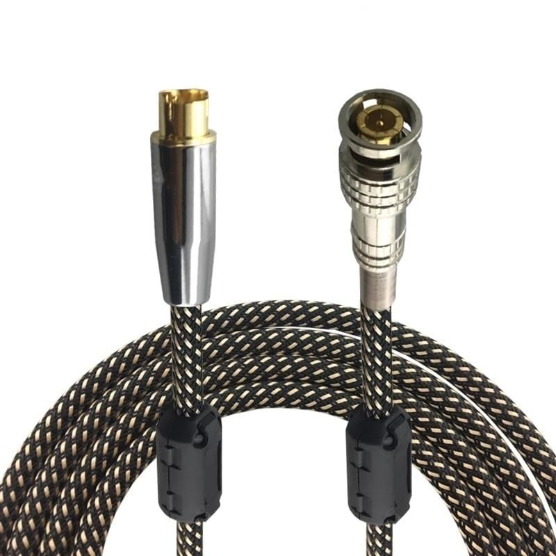 Video Cable 4 pin Male S-Video to BNC Male Female 75-5 Monitor Video Signal interconnect Cable Q9 Video Security Cable OFC 1M 2M(S to L BNC Male,3m)