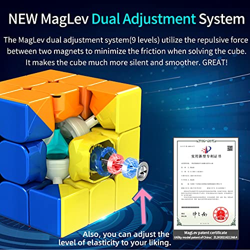 Cubershop MOYU RS3M 2021 Maglev 3X3 Magnetic Speed Cube thumb #3