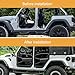Tube Doors with Side View Mirror for 2018-2025 Jeep Wrangler JL JLU & Gladiator JT 4 Doors Tubular Half Doors Off Road Summer Trail Adventure