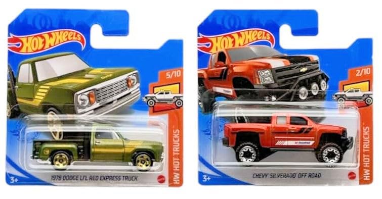 Amazon.com: Hot Wheels 2021 Hot Trucks Complete Set of 10 – 1:64
