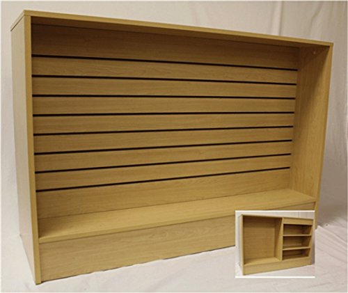 Heavy Duty Slatwall Shelf Bracket in Chrome 16 Inch