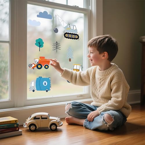 Vinilos Decorativos Vehículos de Construcción para Pared miniatura 6