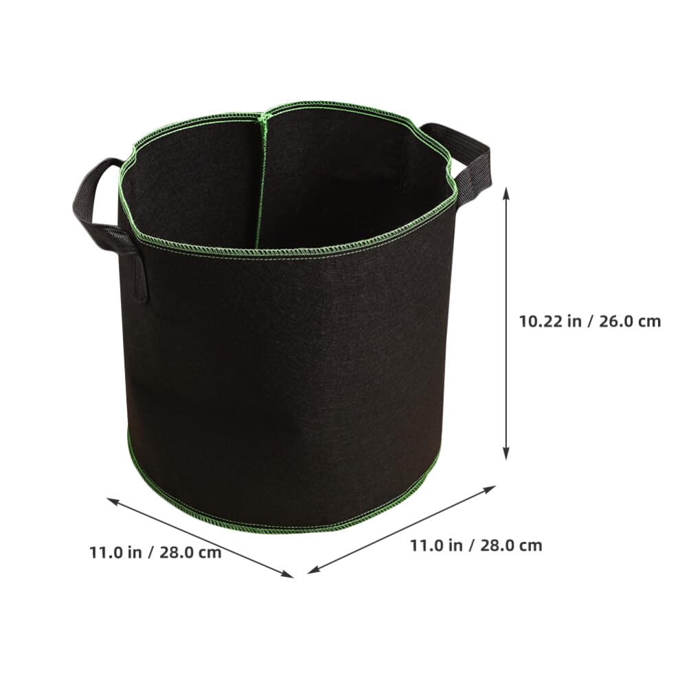 GANAZONO Lot de 6 sacs de culture en feutre respirant non tissé pour pépinière, légumes, fleurs avec poignées - 12 l