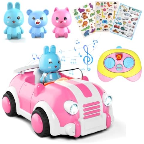 Anby families Coches Teledirigidos Niños con Música y Luces Cover