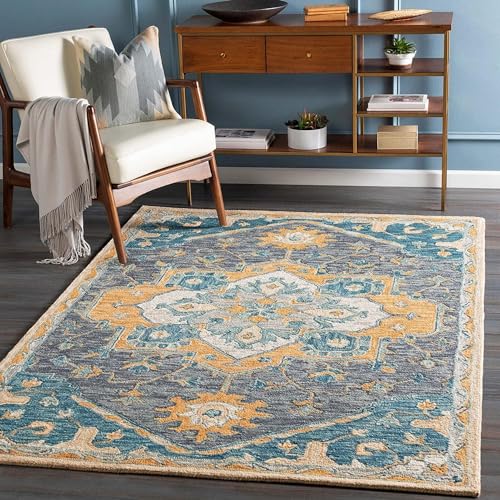 Image of Soft Pure Woolen Modern Collection Tufted Carpet for Living Room,Bedroom'Kitchen and Hall (7 X 10) Feet