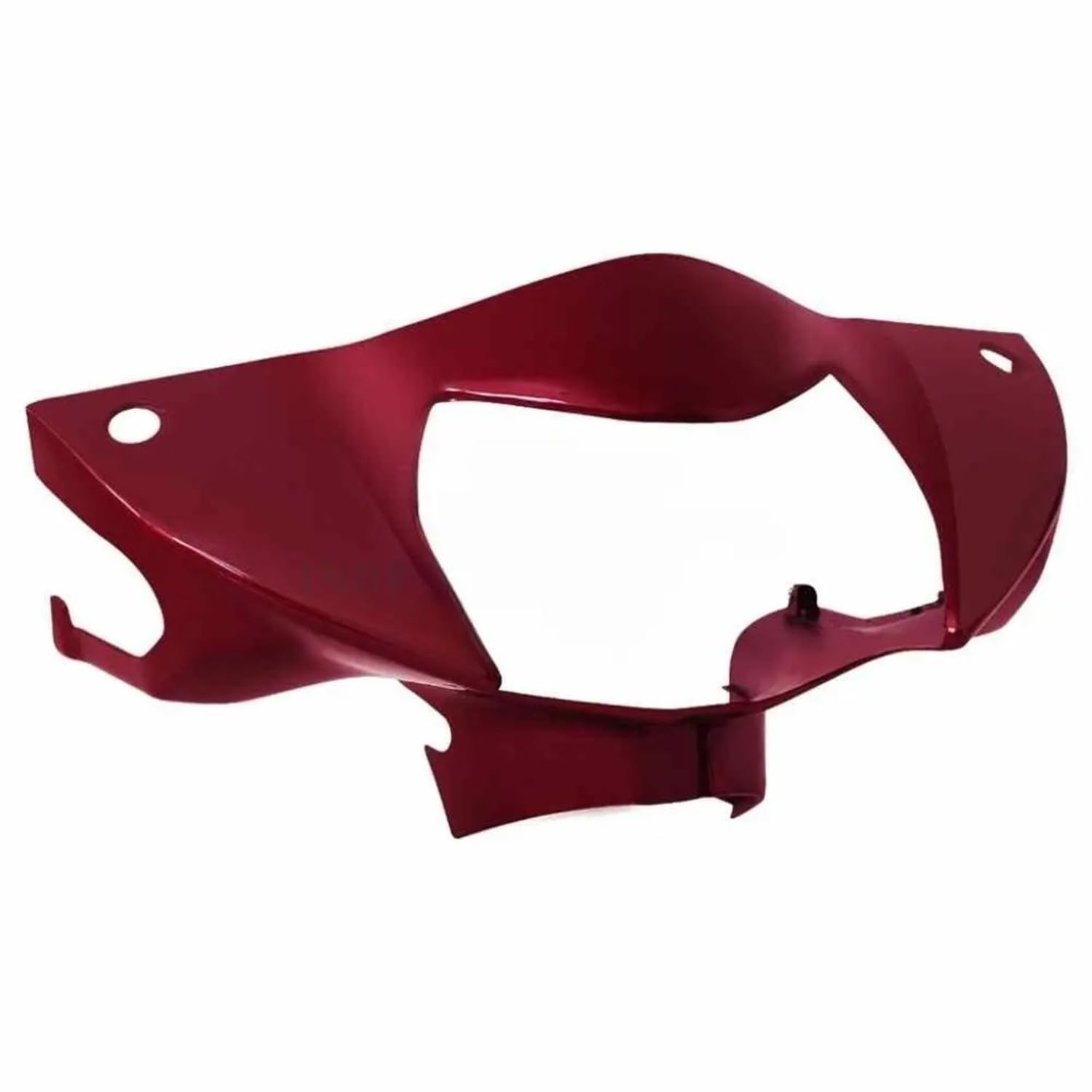 Bike Headlight Visor/Head Light Visor Red for Hnoda Activa-i-image-3