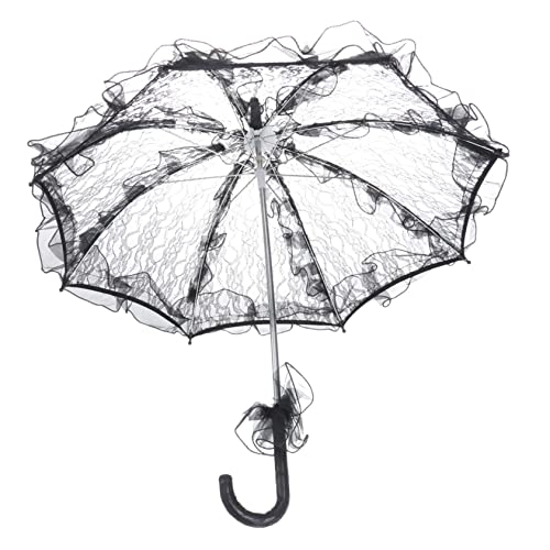 DEARMAMY Parapluie De Mariée Dentelle Fait Main Pour Mariage Ombrelle Brodée Classique