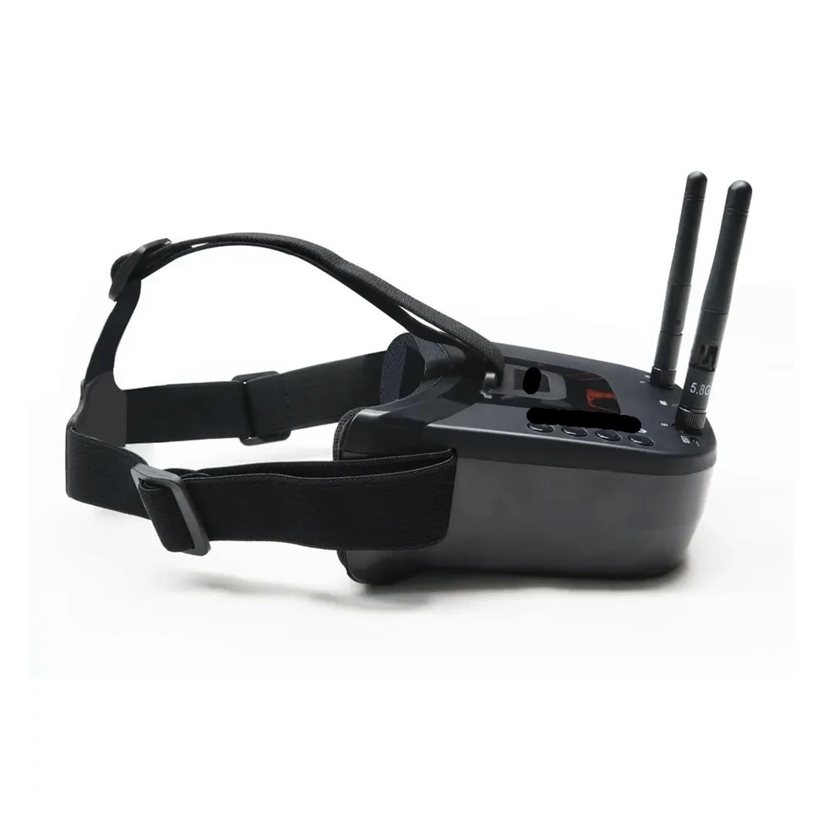 Occhiali FPV VR009 5.8G 40CH, visore video da 3 pollici 480x320, occhiali FPV HD DVR Diversity, compatibili con droni con telecamera(Orange sponge)