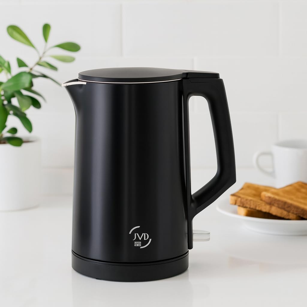 JVD Glitze Electric Kettle 1 Litre 1360 Watt | Rapid Heating Tea