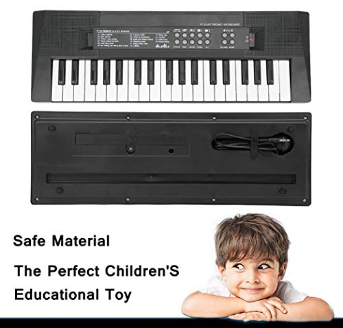 Gerioie Clavier électronique portable à 37 touches avec microphone avec fonction d’enregistrement pour enfants, clavier… - Les Beatles, Paul McCartney, John Lennon, RIngo Starr, George Harrison Gerioie Clavier électronique portable à 37 touches avec microphone avec fonction d'enregistrement pour enfants, clavier… – Image 7