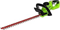 Greenworks 40V 24-Inch Cordless Hedge Trimmer, 1-Inch Cutting Capacity - Lightweight Battery-Powered Tool Only for Pros & Homeowners