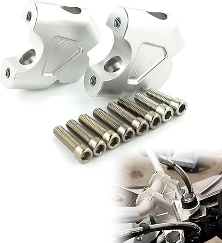 Xitomer Elevadores de manillar ADV (elevación de 1.535 pulgadas), apto para R1200GS 2013-2018, R1200GS ADV 2014-2018, R1250GS R1250GS ADV 2018 2019