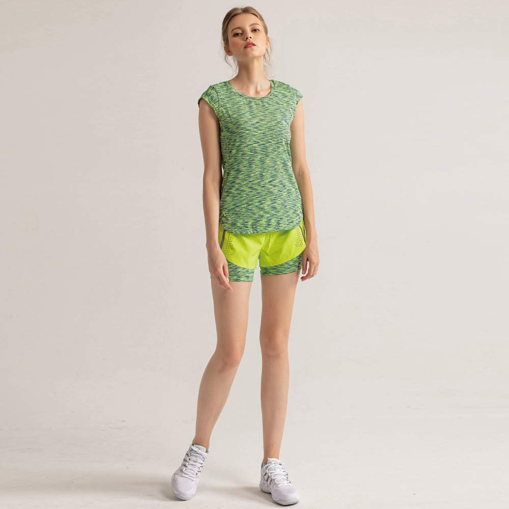Short de sport femmes confortable taille XXL lâche contre la chaleur