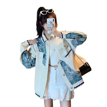【IONSEOUL】Denim Wappen Embroidery Jacket 4JH590 IONSEOUL】Denim Wappen Embroidery Jacket 4JH590 Denim