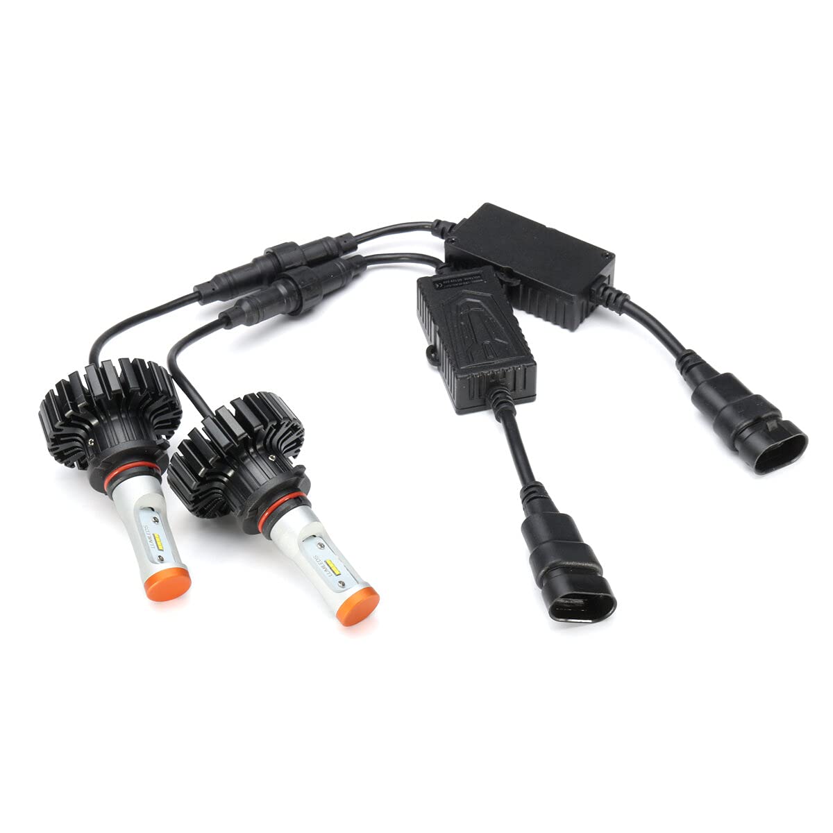 2Pcs H7/9005/9006/H10 6500K Led Faros Faros Bulbo Conversión Kit - H7