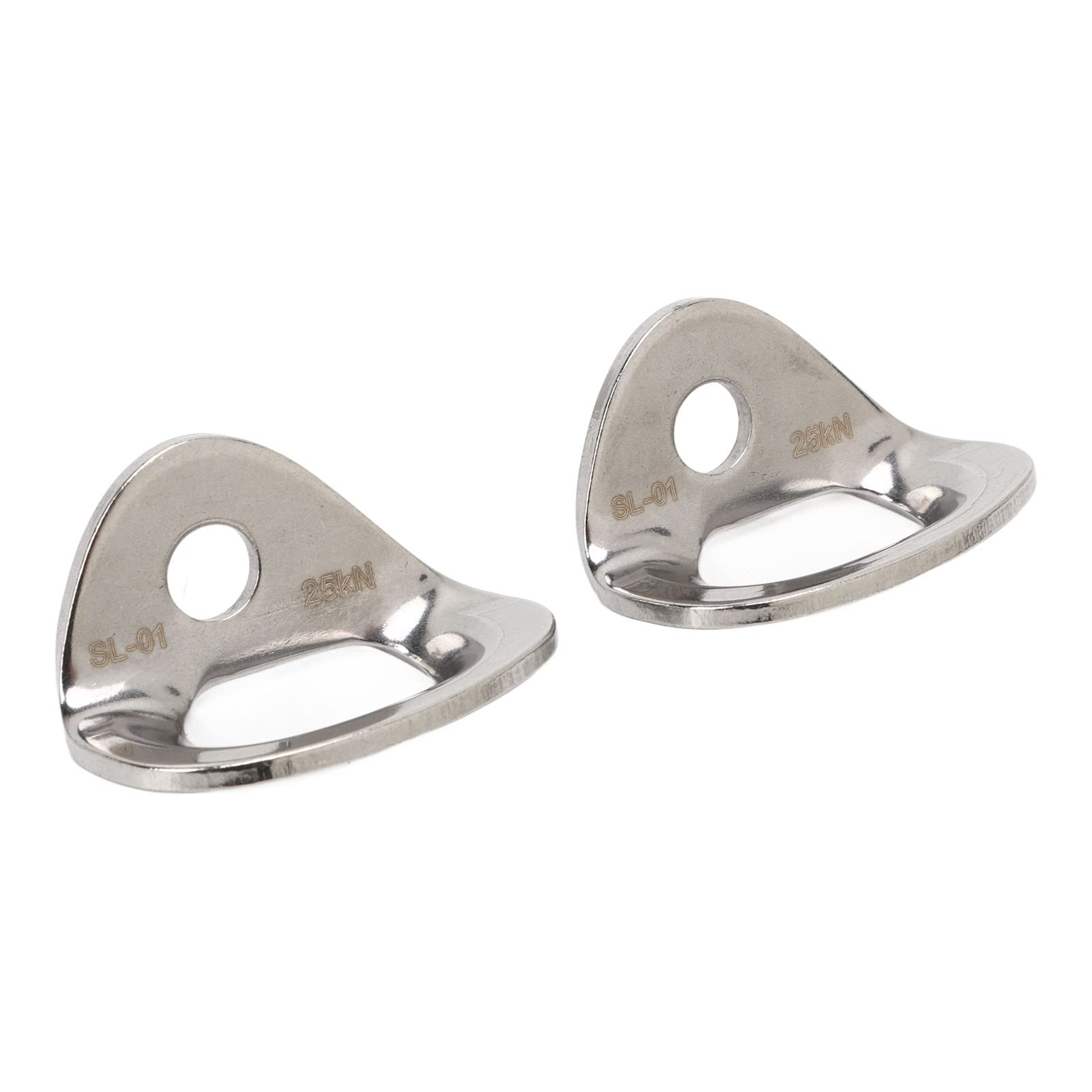 Yosoo Health Gear 2 Pernos de Escalada de Acero Inoxidable 316, Gran Capacidad de Carga, para Trabajos Aéreos, Descenso Vertical, Ingeniería y protección.