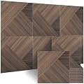 BUBOS 6 Pack Acoustic Wood Wall Panels, 23.6x23.6 Inch Sound Absorbing Panels with Full Adhesive Backing, Decorative Peel and Stick for Recording Studio & Home Office(Red Brown Walnut)