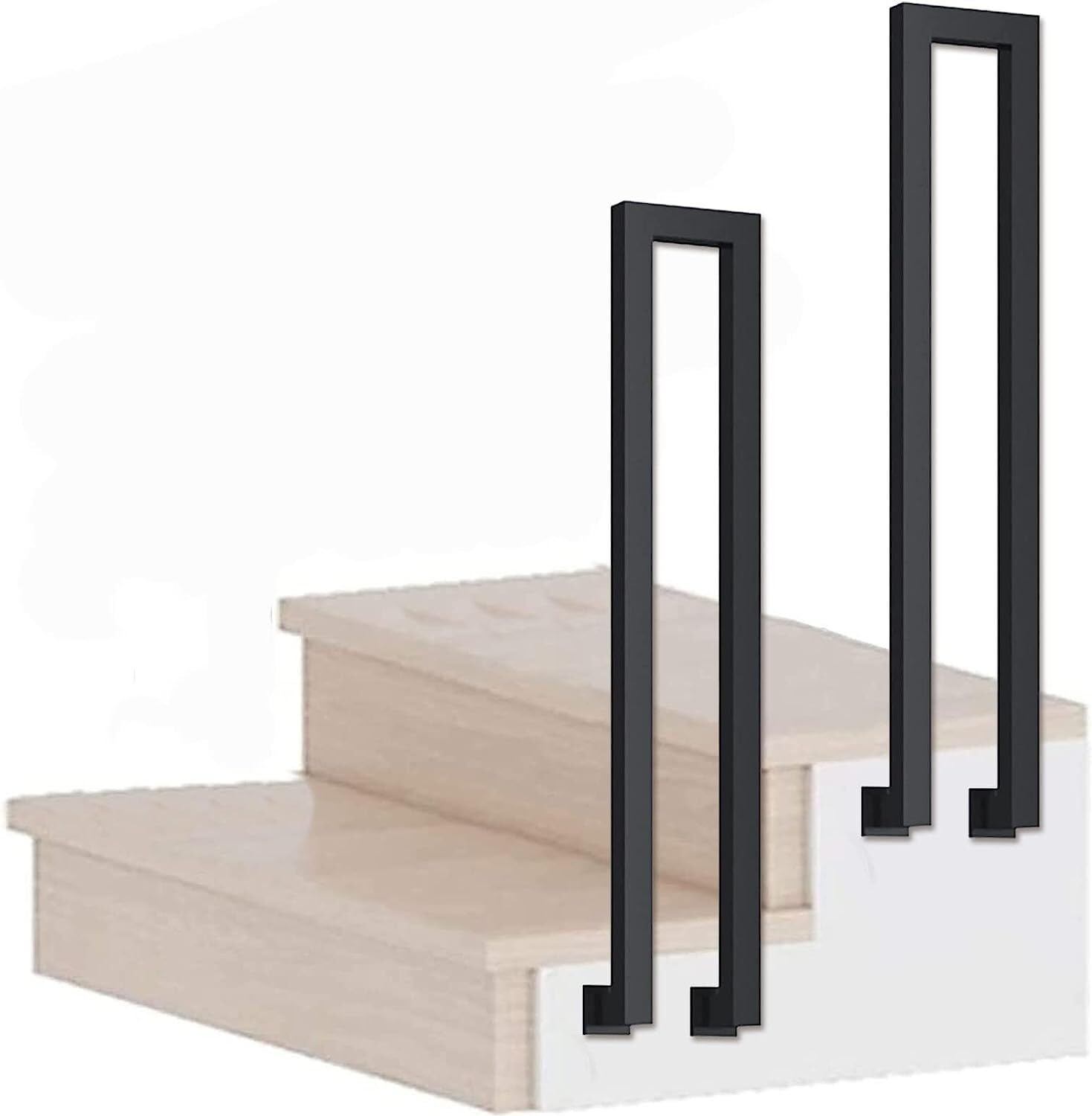 Rampe d'escalier extérieure pour marches de jardin et grenier intérieur en U