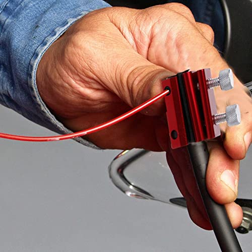 Motorkabel smeergereedschap - Accelerator Line Oiler - Dual Cable Luber Oiler Dual Clamp Tool voor motorfietsen, smeernippels voor koppelingskabels Eren - Image 3