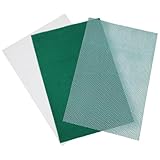 FRCOLOR Reptilien Teppich Matte Grün Atmungsaktiv Wiederverwendbar Terrarium Liner für Schildkröten Eidechsen Schlangen Komfortables Substrat Zubehör Haustierkäfig