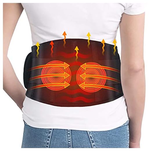 Heating Pad for Back Pain- Dreamegg Heating Pad for Lower Back Pain Relief with Vibration, Fast Heated Massage Pad with Adjustable Belt, Rechargeable Battery, Heating Waist Belt for Abdominal Cramps