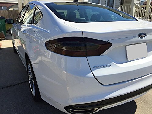Precut Vinyl Tint Cover for 2013-2016 Ford Fusion Taillights (20% Dark Smoke)