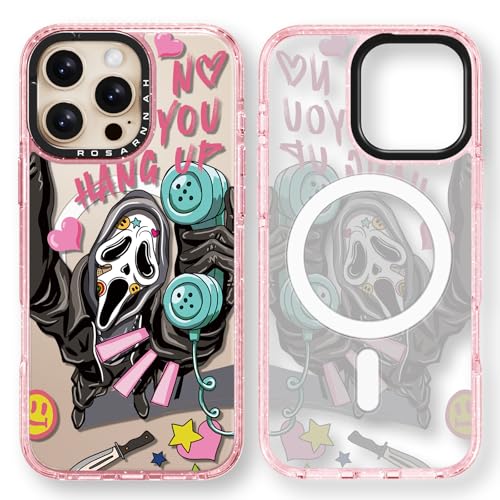 Coque iPhone 16 Pro antichoc paillettes rose résout le problème des rayures avec style MagSafe
