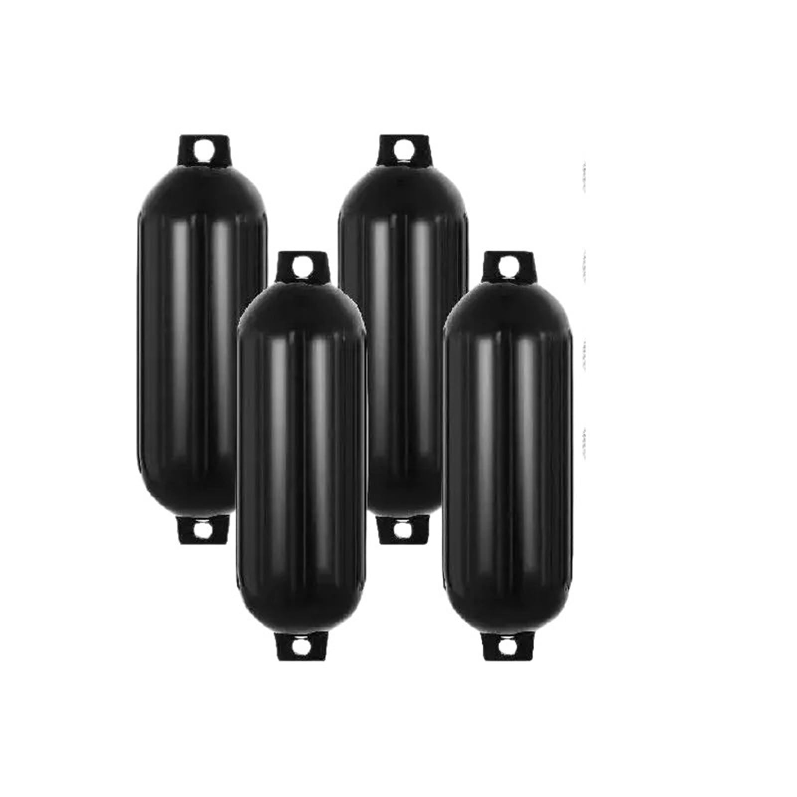 Boat Fenders Lot de 4 Pare-Chocs de Bateau nervurés for Quai de Yacht, Protection for Bateau à rames, canoë, Ponton, voiliers, Yachts pour Bateaux, Voiliers