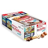 Nutella & GO! Chocolate Hazelnut Spread with Cocoa + Breadsticks, 10 Snack Packs, 1.8 oz Each