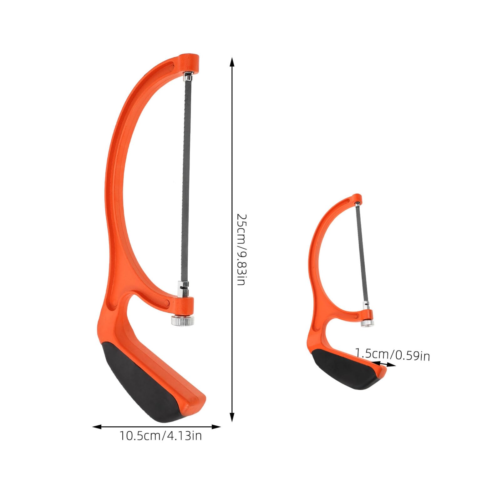 Mini Seghetto ad Arco per Legno e Plastica Arancia Portatile