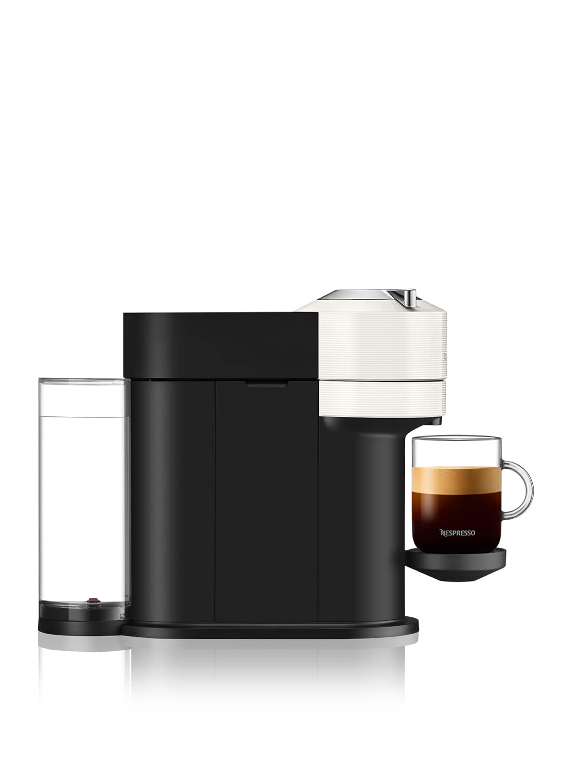 Nespresso ENV120.W Vertuo Next Automatyczny Ekspres do Kawy, Tworzywo Sztuczne, 1500 W, 1 Litr, Biały/Czarny