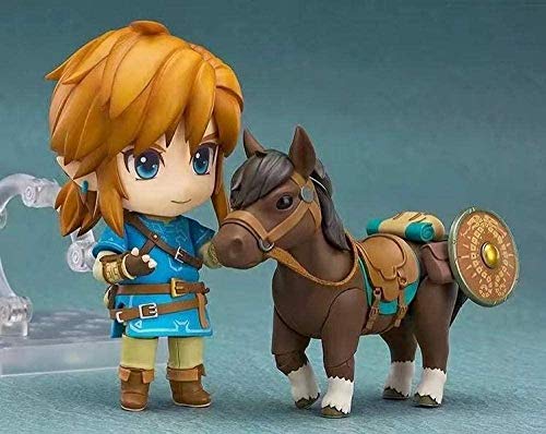 Mdcgok Personajes de Anime Modelo Zelda Montando Breath of The Wild Link Figura de acción Juguetes estatuilla colección muñeca 10cm thumbnail