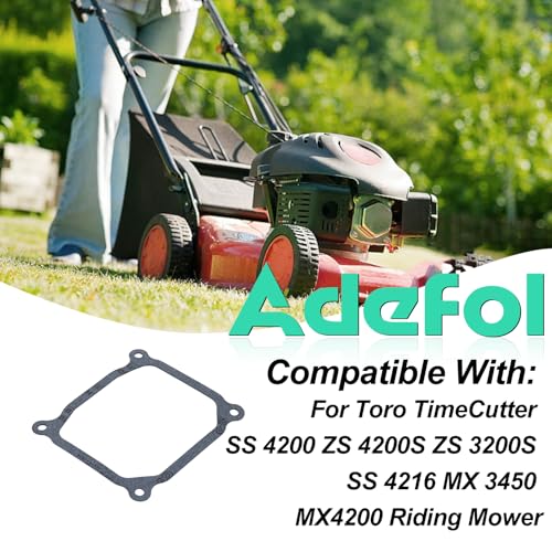 Image of Adefol 2 Set of 120-4206 Valve Cover Gasket for Toro TimeCutter SS 4200 ZS 4200S ZS 3200S SS 4216 MX 3450 MX4200 Riding Mower Fits 74616, 74616, 74629, 74621, 127-9358