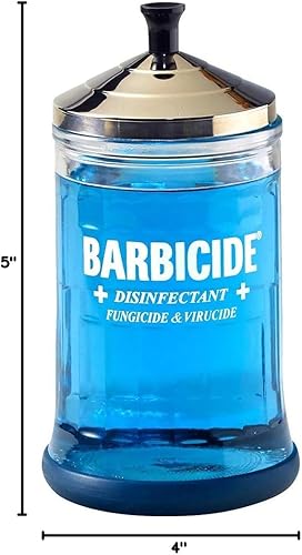 Vista 9 de Jarro de desinfección Barbicide, ideal para salones y peluquerías