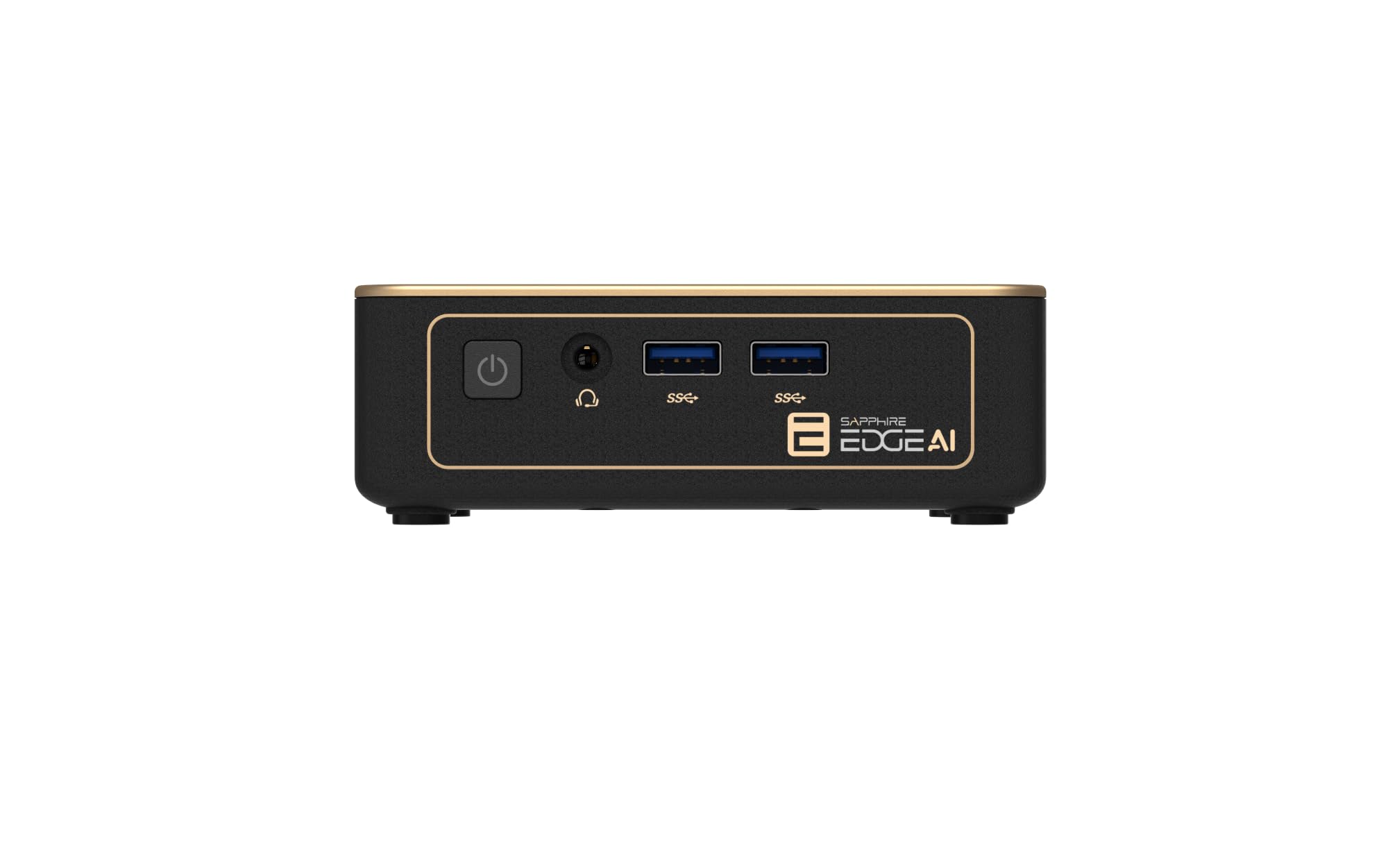 Sapphire Barebone Edge Ai 340 - Barebone - (schwarz/gold, Ohne Betriebssystem)(4h020-06-40g)