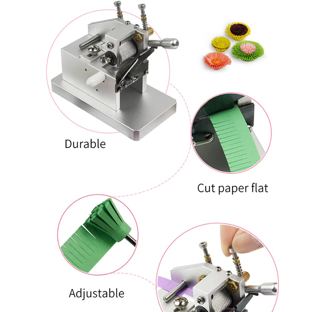 Fringer Cutting Machine - Macchina per quilling manuale fai da te per realizzare nappe e rotoli di fiori, artigianato unico fatto a mano, per scrapbooking - Fringer manuale per quilling