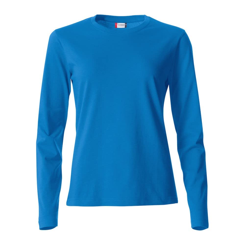 CliQue Womens/Ladies Basic Long-Sleeved T-Shirt (S) (Royal Blue)