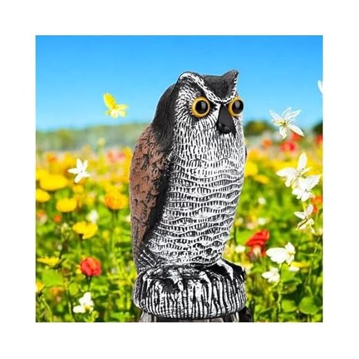 Realistic Owl Decoy for Bird Deterrence