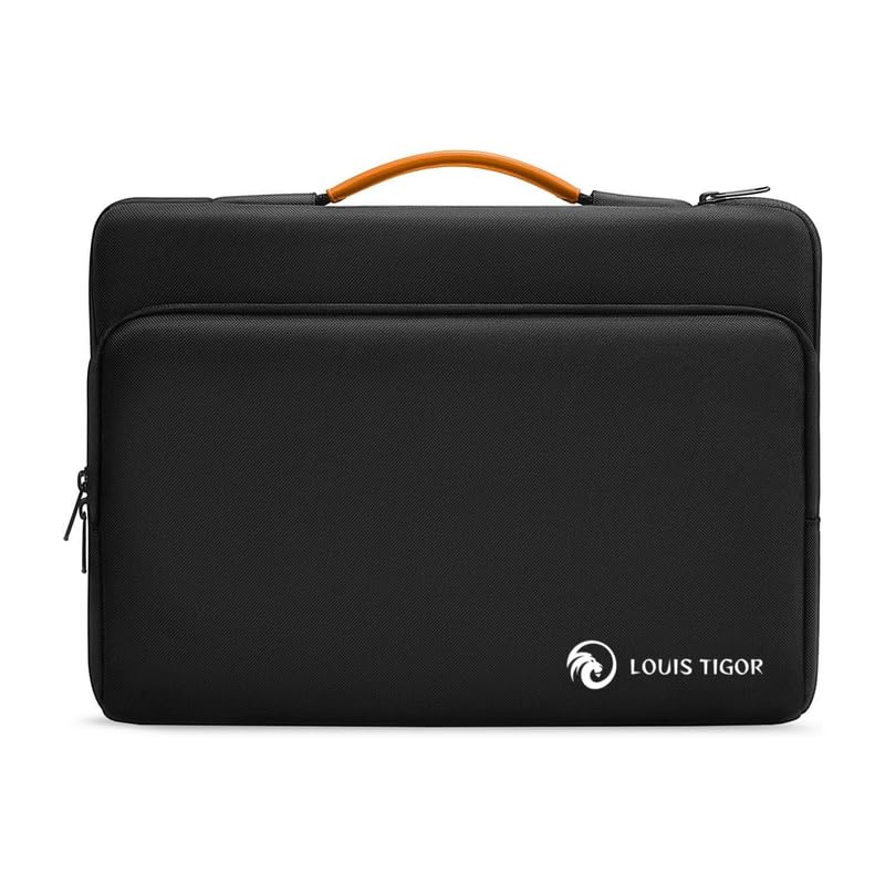 Image of 13.3- inch Laptop Sleeve Bag, Waterproof Case for MacBook Pro, Surface Laptop, ASUS VivoBook, Surface Book, Premium Protective Cover for Business and Travel - Black -Single Pocket