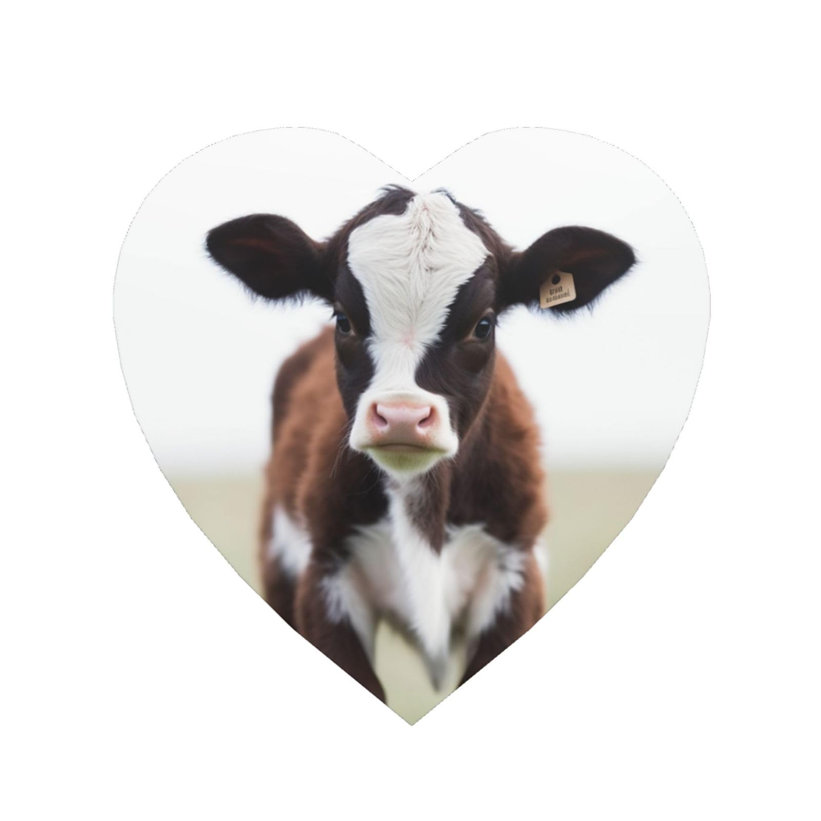 Fodpand Heart Shape Cow Fridge Magnets, Strong Small Refrigerator Magnets Decorative Magnets For Kitchen Fridge Office Locker - Funny Magnetic Stickers Birthday Gifts