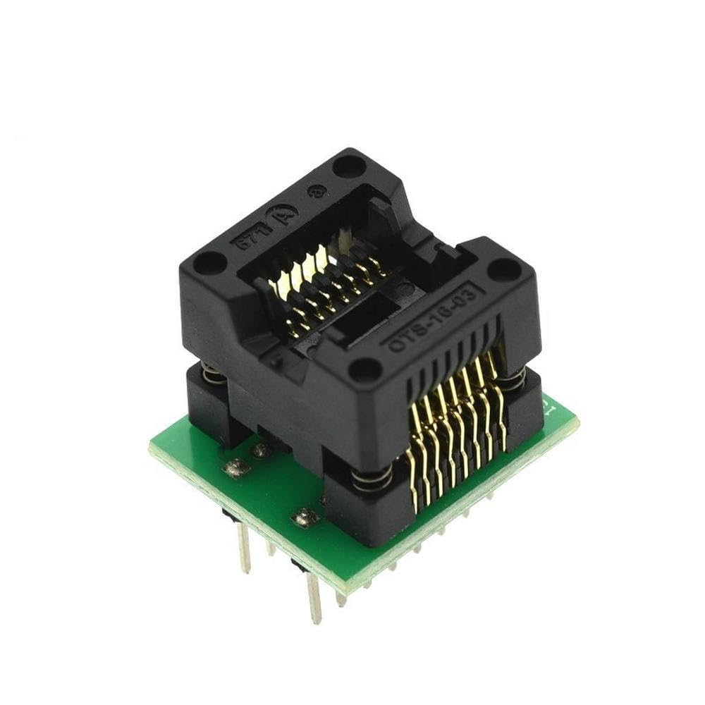 Chip Programmer SOP16-1.27 Adapter Socket to DIP16 ots16-1.27-03